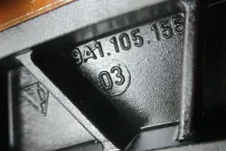 Guide de chaîne Porsche OE 9A110515503 pour Boxster 981 3.4