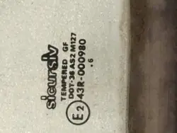 Vitre arrière OEM DOT36AS2M127 pour Fiat Ducato Fourgon