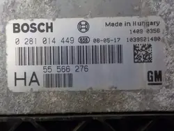 Unidade de Controlo Motor OEM 0281014449 para Opel Vectra C 1.9