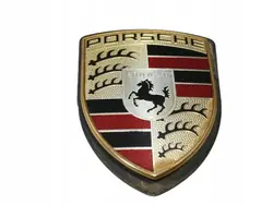 Emblema Porsche Capô Dianteiro OEM 99855921102 - Dourado