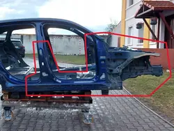 Mercedes EQC 400 W293 Quart de Rail Pilier Avant Droit