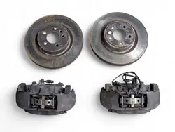 Land Rover 3H422C534BA Bremsscheiben & Bremszangen Set