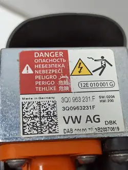 Intercambiador de calor VW T7, Calentador 3Q0963231.F, 4MO816115A
