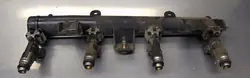 Brandstofrail met injectoren Peugeot 206 1.1 8V