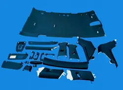 OEM 3101261731246 Audi Q7 S-LINE Forro de Teto Preto