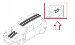 Bandeau Décoratif OEM 2413157 pour MINI Clubman F54 LCI