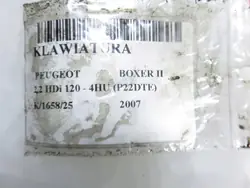 KLAWIATURA PEUGEOT BOXER 6C1Q6K551BA