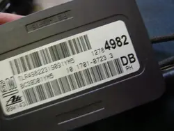 ECU Opel Insignia OEM 10170107233 - Usado
