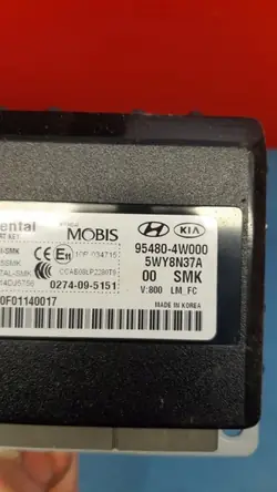 Module Contrôleur Pile à Combustible Hyundai IX35 OEM 95480-4w000