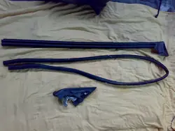FORD MUSTANG VI MK6 2015 Rechter deurafdichting driehoek sierlijst
