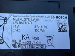 Batería Suzuki OE BBP22 8Ah para Vitara 1.4 Híbrido