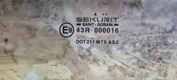 Vitre latérale arrière gauche OEM 43R000016 pour Citroën C4 Picasso