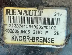 ECAS-säätöventtiili OEM 21337415 Renault Gama T:lle