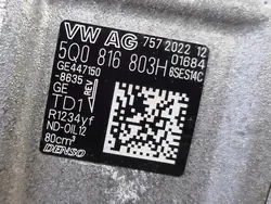 Compresseur de climatisation Audi OE 5Q0816803H