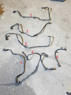 Polttoaineputki OEM 0836 MAN TGL/TGM:lle