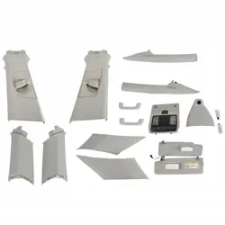 OEM 5LA867234B Säulenabdeckungen Stormgrey Set Skoda Elroq