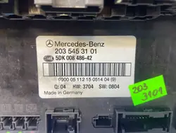 Módulo de controlo Mercedes A2035453101 - Traseiro