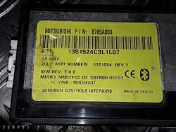 2008 Mitsubishi Outlander ECU 8785A004