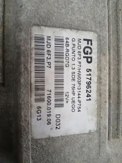 COMPUTADOR 51796241 FIAT GRANDE PUNTO