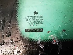 OEM as3 Viertelscheibe - Hinten Links für Skoda Roomster