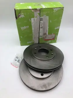 Disco de freio Valeo 186194 Peugeot 206