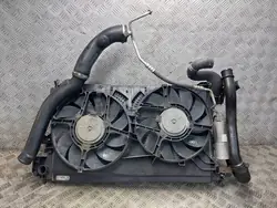 Radiador de Agua + Ventilador Saab 9-3 II 2.2 TiD