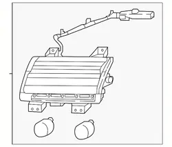 Rechter richtingaanwijzer OEM 68307244AC Wrangler JL