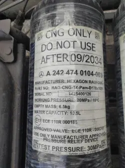 Tanque CNG/LPG OEM A2424740104 para Mercedes W242/W246