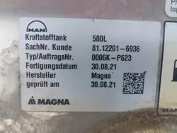 Réservoir carburant MAN TGS TGX OEM 81.12201-6936 - Occasion