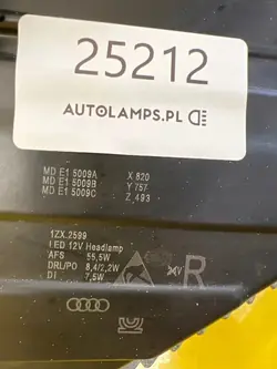 Phare Droit Audi Q5 SQ5 Lift Full LED 80A941034F