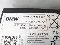 Batería AGM OEM 9364597 12V 50Ah 570A Usada