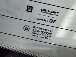 Opel OE 90386751 AG Vitre Arrière pour Corsa B