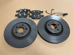 Discos e pastilhas de freio dianteiros AUDI A8 D4 356 mm OEM 4H0615301T