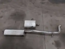 OEM TŁUMIK WYDECH ŚRODKOWY + KOŃCOWY PEUGEOT 406 I 2.1 TD