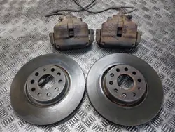 Kit Freno Delantero OEM TARCZE HAMULCOWE PRZÓD + KLOCKI + ZACISKI