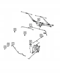 Tuyau de laveuse caméra Jeep Wrangler JL Gladiator