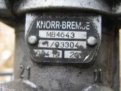 DAF XF 95 pääjarruventtiili OEM DMB4643 - Käytetty