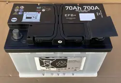 Gebrauchte Batterie 000915089AC 70Ah 700A Moll für VW