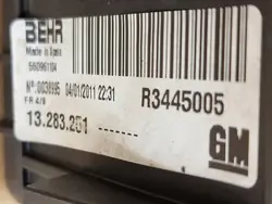 INTERCOOLER OPEL MERIVA B 1.4T