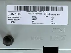 Lector de Radio Ford Fiesta MK8 2023 OEM M1BT-18D804-HF