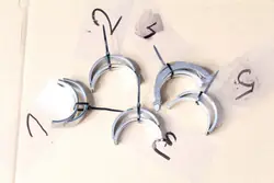 AUDI Q3 8U LIFT 1.4 FSI VILEBREQUIN PISTONS 2015R OEM