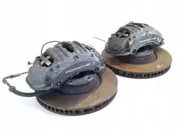 Porsche Cayenne voorrem schijven & remklauwen set OEM UVY22732