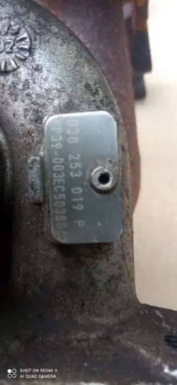Turboalimentador 1.9 VW KKK