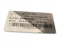 Gancho de reboque OEM 306488600001 Opel Combo 3 D