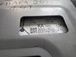 Bateria Suzuki OEM 96520-74SC0 para Vitara III 1.4T Híbrido