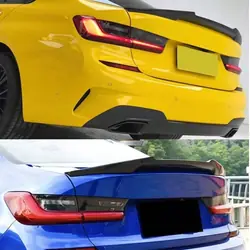 Lotka M4 Style Spoiler BMW G20:lle - Musta Kiiltävä