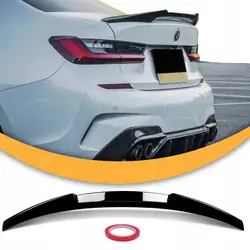 Lotka M4 Style Spoiler för BMW G20 - Svart Glans