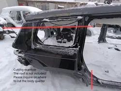 Panneau de quartier Jeep OEM 288731 arrière droit Grand Cherokee