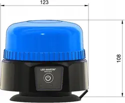 Lampe d'ambiance bleue magnétique OEM LM4936 - Occasion