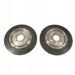 Discos de Freio Audi S8 D3 Cerâmica 356X28MM Conjunto X2 Traseiro